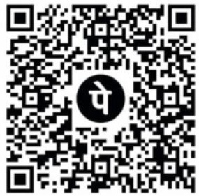भुगतान हेतु PhonePe QR कोड — ₹1,100